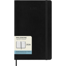 Kalenteri 12M Monthly 2026 Softcover Large Black ryhmässä Paperit ja Lehtiöt / Kalenterit / 12 kk kalenterit @ Pen Store (136097)