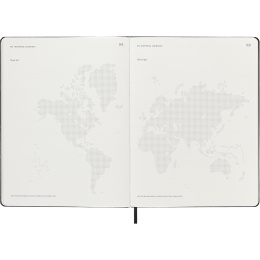 Kalenteri 12M M+ Digital Planner Weekly Vertical 2026 XL Black ryhmässä Paperit ja Lehtiöt / Kalenterit / 12 kk kalenterit @ Pen Store (136102)