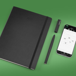 Kalenteri 12M M+ Digital Planner Weekly Note 2026 Large Black ryhmässä Paperit ja Lehtiöt / Kalenterit / 12 kk kalenterit @ Pen Store (136103)