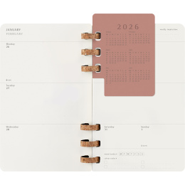 Kalenteri 12M Spiral Planner 2026 Large Black ryhmässä Paperit ja Lehtiöt / Kalenterit / 12 kk kalenterit @ Pen Store (136104)