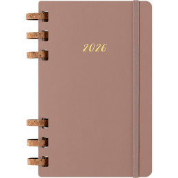 Kalenteri 12M Spiral Planner 2026 Large Almond ryhmässä Paperit ja Lehtiöt / Kalenterit / 12 kk kalenterit @ Pen Store (136105)