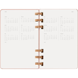 Kalenteri 12M Spiral Planner 2026 Large Almond ryhmässä Paperit ja Lehtiöt / Kalenterit / 12 kk kalenterit @ Pen Store (136105)