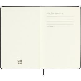 Kalenteri 12M Weekly Horizontal 2026 Hardcover Pocket Black ryhmässä Paperit ja Lehtiöt / Kalenterit / 12 kk kalenterit @ Pen Store (136108)