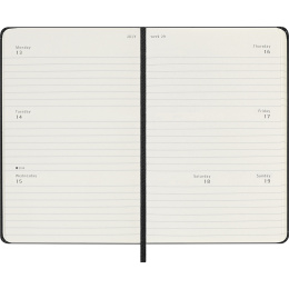 Kalenteri 12M Weekly Horizontal 2026 Hardcover Pocket Black ryhmässä Paperit ja Lehtiöt / Kalenterit / 12 kk kalenterit @ Pen Store (136108)