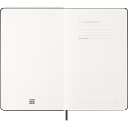 Kalenteri 12M Weekly Notebook 2026 Hardcover Large Black ryhmässä Paperit ja Lehtiöt / Kalenterit / 12 kk kalenterit @ Pen Store (136110)