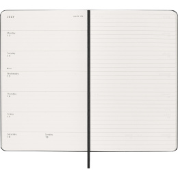 Kalenteri 12M Weekly Notebook 2026 Hardcover Large Black ryhmässä Paperit ja Lehtiöt / Kalenterit / 12 kk kalenterit @ Pen Store (136110)