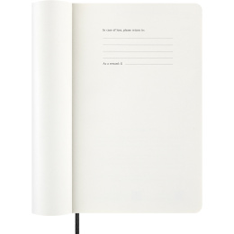 Kalenteri 12M Weekly Notebook 2026 Softcover Large Black ryhmässä Paperit ja Lehtiöt / Kalenterit / 12 kk kalenterit @ Pen Store (136111)