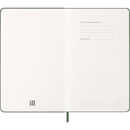 Kalenteri 12M Weekly Notebook 2026 Hardcover Large Myrtle Green ryhmässä Paperit ja Lehtiöt / Kalenterit / 12 kk kalenterit @ Pen Store (136112)