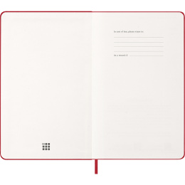 Kalenteri 12M Weekly Notebook 2026 Hardcover Large Red ryhmässä Paperit ja Lehtiöt / Kalenterit / 12 kk kalenterit @ Pen Store (136115)