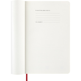 Kalenteri 12M Weekly Notebook 2026 Softcover Large Red ryhmässä Paperit ja Lehtiöt / Kalenterit / 12 kk kalenterit @ Pen Store (136116)