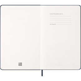 Kalenteri 12M Weekly Notebook 2026 Hardcover Large Sapphire Blue ryhmässä Paperit ja Lehtiöt / Kalenterit / 12 kk kalenterit @ Pen Store (136117)