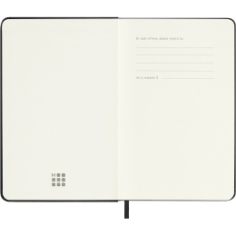 Kalenteri 12M Weekly Notebook 2026 Hardcover Pocket Black ryhmässä Paperit ja Lehtiöt / Kalenterit / 12 kk kalenterit @ Pen Store (136118)