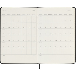 Kalenteri 12M Weekly Notebook 2026 Hardcover Pocket Black ryhmässä Paperit ja Lehtiöt / Kalenterit / 12 kk kalenterit @ Pen Store (136118)