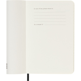 Kalenteri 12M Weekly Notebook 2026 Softcover Pocket Black ryhmässä Paperit ja Lehtiöt / Kalenterit / 12 kk kalenterit @ Pen Store (136119)