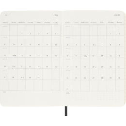 Kalenteri 12M Weekly Notebook 2026 Softcover Pocket Black ryhmässä Paperit ja Lehtiöt / Kalenterit / 12 kk kalenterit @ Pen Store (136119)