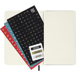 Kalenteri 12M Weekly Notebook 2026 Softcover Pocket Black ryhmässä Paperit ja Lehtiöt / Kalenterit / 12 kk kalenterit @ Pen Store (136119)