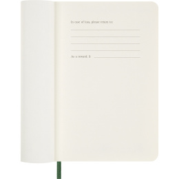 Kalenteri 12M Weekly Notebook 2026 Softcover Pocket Myrtle Green ryhmässä Paperit ja Lehtiöt / Kalenterit / 12 kk kalenterit @ Pen Store (136121)