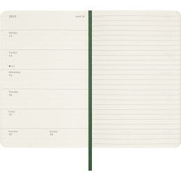 Kalenteri 12M Weekly Notebook 2026 Softcover Pocket Myrtle Green ryhmässä Paperit ja Lehtiöt / Kalenterit / 12 kk kalenterit @ Pen Store (136121)