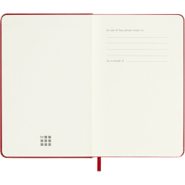 Kalenteri 12M Weekly Notebook 2026 Hardcover Pocket Red ryhmässä Paperit ja Lehtiöt / Kalenterit / 12 kk kalenterit @ Pen Store (136123)