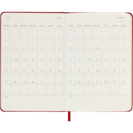 Kalenteri 12M Weekly Notebook 2026 Hardcover Pocket Red ryhmässä Paperit ja Lehtiöt / Kalenterit / 12 kk kalenterit @ Pen Store (136123)