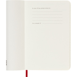 Kalenteri 12M Weekly Notebook 2026 Softcover Pocket Red ryhmässä Paperit ja Lehtiöt / Kalenterit / 12 kk kalenterit @ Pen Store (136124)