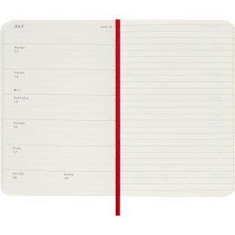 Kalenteri 12M Weekly Notebook 2026 Softcover Pocket Red ryhmässä Paperit ja Lehtiöt / Kalenterit / 12 kk kalenterit @ Pen Store (136124)