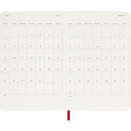 Kalenteri 12M Weekly Notebook 2026 Softcover Pocket Red ryhmässä Paperit ja Lehtiöt / Kalenterit / 12 kk kalenterit @ Pen Store (136124)