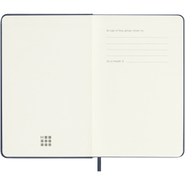 Kalenteri 12M Weekly Notebook 2026 Hardcover Pocket Sapphire Blue ryhmässä Paperit ja Lehtiöt / Kalenterit / 12 kk kalenterit @ Pen Store (136125)