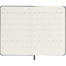Kalenteri 12M Weekly Notebook 2026 Hardcover Pocket Sapphire Blue ryhmässä Paperit ja Lehtiöt / Kalenterit / 12 kk kalenterit @ Pen Store (136125)