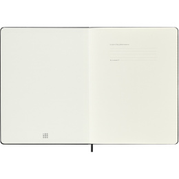 Kalenteri 12M Weekly Notebook 2026 Hardcover XL Black ryhmässä Paperit ja Lehtiöt / Kalenterit / 12 kk kalenterit @ Pen Store (136126)