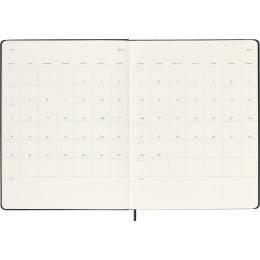 Kalenteri 12M Weekly Notebook 2026 Hardcover XL Black ryhmässä Paperit ja Lehtiöt / Kalenterit / 12 kk kalenterit @ Pen Store (136126)