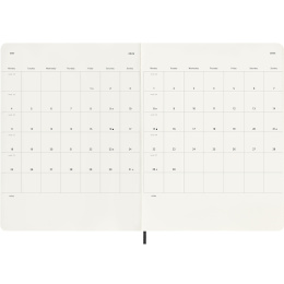 Kalenteri 12M Weekly Notebook 2026 Softcover XL Black ryhmässä Paperit ja Lehtiöt / Kalenterit / 12 kk kalenterit @ Pen Store (136127)