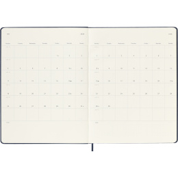 Kalenteri 12M Weekly Notebook 2026 Hardcover XL Sapphire Blue ryhmässä Paperit ja Lehtiöt / Kalenterit / 12 kk kalenterit @ Pen Store (136128)