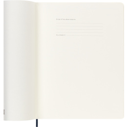 Kalenteri 12M Weekly Notebook 2026 Softcover XL Sapphire Blue ryhmässä Paperit ja Lehtiöt / Kalenterit / 12 kk kalenterit @ Pen Store (136129)