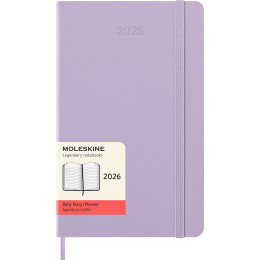 Kalenteri 12M Daily 2026 Hardcover Large Pastel Lilac ryhmässä Paperit ja Lehtiöt / Kalenterit / 12 kk kalenterit @ Pen Store (136133)