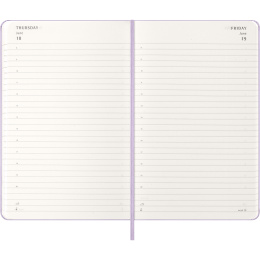Kalenteri 12M Daily 2026 Hardcover Large Pastel Lilac ryhmässä Paperit ja Lehtiöt / Kalenterit / 12 kk kalenterit @ Pen Store (136133)