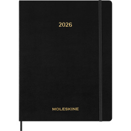Kalenteri 12M Weekly Vertical 2026 Essential Softcover XXL Black ryhmässä Paperit ja Lehtiöt / Kalenterit / 12 kk kalenterit @ Pen Store (136134)