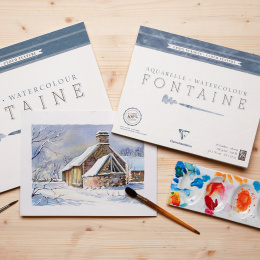 Fontaine Akvarellilehtiö Cloud Texture 42x56 cm 300g ryhmässä Paperit ja Lehtiöt / Taiteilijalehtiöt / Akvarellipaperit @ Pen Store (136139)