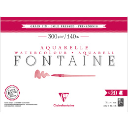 Fontaine Akvarellilehtiö CP 31x41 cm 300g ryhmässä Paperit ja Lehtiöt / Taiteilijalehtiöt / Akvarellipaperit @ Pen Store (136143)