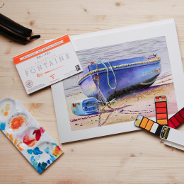 Fontaine Akvarellilehtiö HP 18x26 cm 300g ryhmässä Paperit ja Lehtiöt / Taiteilijalehtiöt / Akvarellipaperit @ Pen Store (136146)