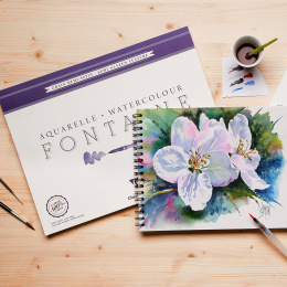 Fontaine Akvarellilehtiö Semi-Glazed 42x56 cm 300g ryhmässä Paperit ja Lehtiöt / Taiteilijalehtiöt / Akvarellipaperit @ Pen Store (136162)