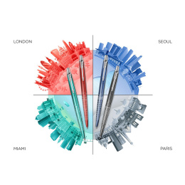 Jotter Global Icons Miami Kuulakärkikynä ryhmässä Kynät / Fine Writing / Kuulakärkikynät @ Pen Store (136174)