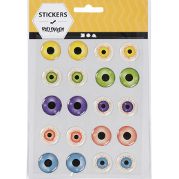 3D Silmät 20 mm ryhmässä Askartelu ja Harrastus / Lomat ja vuodenajat / Halloween @ Pen Store (136210)