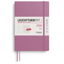 Kalenteri Weekly Planner & Notebook 2026 A5 Soft Cover Dusty Rose ryhmässä Paperit ja Lehtiöt / Kalenterit / 12 kk kalenterit @ Pen Store (136240) Kalenteri Weekly Planner & Notebook 2026 A5 Soft Cover Dusty Rose ryhmässä Paperit ja Lehtiöt / Kalenterit / 12 kk kalenterit @ Pen Store (136240)