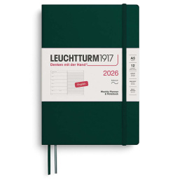 Kalenteri Weekly Planner & Notebook 2026 A5 Soft Cover Forest Green ryhmässä Paperit ja Lehtiöt / Kalenterit / 12 kk kalenterit @ Pen Store (136246) Kalenteri Weekly Planner & Notebook 2026 A5 Soft Cover Forest Green ryhmässä Paperit ja Lehtiöt / Kalenterit / 12 kk kalenterit @ Pen Store (136246)