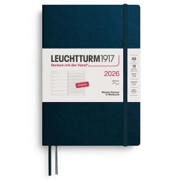 Kalenteri Weekly Planner & Notebook 2026 A5 Soft Cover Deep Sea ryhmässä Paperit ja Lehtiöt / Kalenterit / 12 kk kalenterit @ Pen Store (136247) Kalenteri Weekly Planner & Notebook 2026 A5 Soft Cover Deep Sea ryhmässä Paperit ja Lehtiöt / Kalenterit / 12 kk kalenterit @ Pen Store (136247)