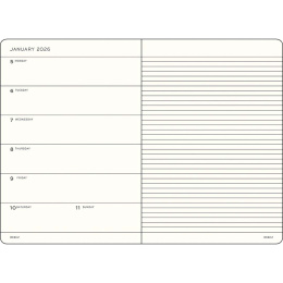 Kalenteri Weekly Planner & Notebook 2026 A5 Soft Cover Spice Brown ryhmässä Paperit ja Lehtiöt / Kalenterit / 12 kk kalenterit @ Pen Store (136250) Kalenteri Weekly Planner & Notebook 2026 A5 Soft Cover Spice Brown ryhmässä Paperit ja Lehtiöt / Kalenterit / 12 kk kalenterit @ Pen Store (136250)