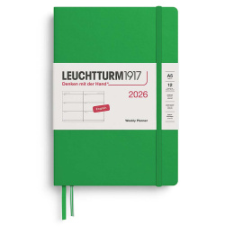 Kalenteri Weekly Planner 2026 A5 Spring Leaf ryhmässä Paperit ja Lehtiöt / Kalenterit / 12 kk kalenterit @ Pen Store (136255)