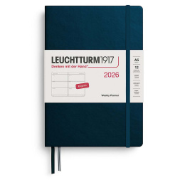 Kalenteri Weekly Planner 2026 A5 Deep Sea ryhmässä Paperit ja Lehtiöt / Kalenterit / 12 kk kalenterit @ Pen Store (136257)