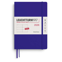 Kalenteri Weekly Planner 2026 A5 Ink ryhmässä Paperit ja Lehtiöt / Kalenterit / 12 kk kalenterit @ Pen Store (136258)